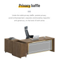 High Quality Office Furniture Modern Design Chairman Office Desk Veneer Large CEO Executive Office Wooden Desk